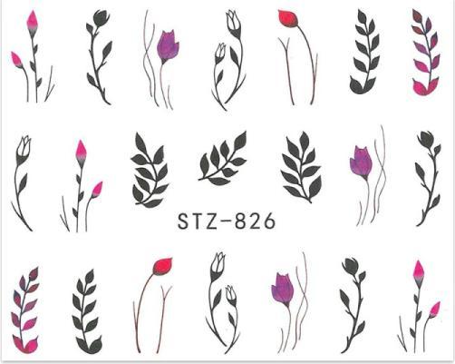 Nagellack24 Nail Art Sticker Wassertransfer 826 (Nagellacktrockner)