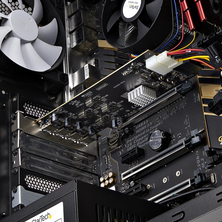 Produktbild StarTech 4-PORT USB-A PCIE CARD 5GBPS
