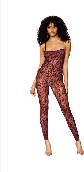 Actual product image Dreamgirl Catsuit Bodystocking and Shrug DiamondOne Size (One size)