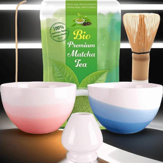 Produktbild Calimatcha Matcha-Set Murasaki mit 30g Bio-Matcha Geschenkidee