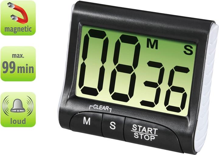 Immagine prodotto Xavax Timer da cucina "Countdown", digitale, nero