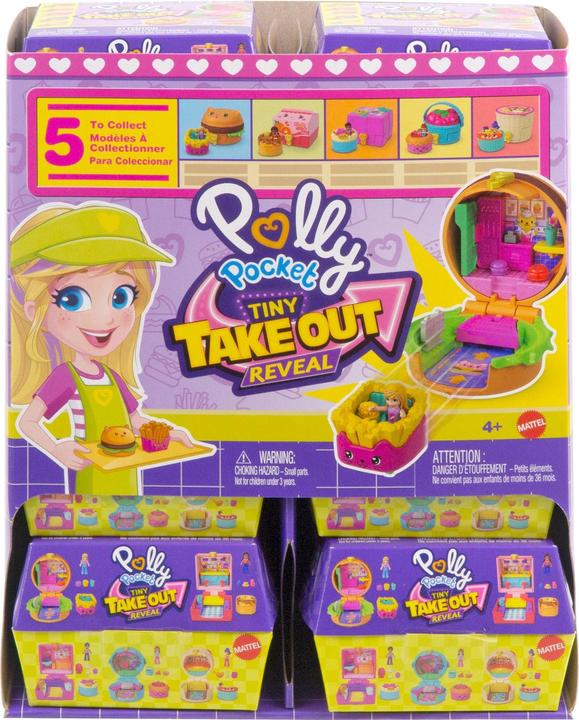 Produktbild Polly Pocket Takeout Reveal Assortment im Thekendisplay