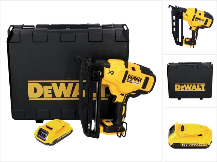 Actual product image DeWalt DCN 660 N Battery nailer 18 V 32 - 63 mm Brushless + 1x battery 2.0 Ah + case - without charger