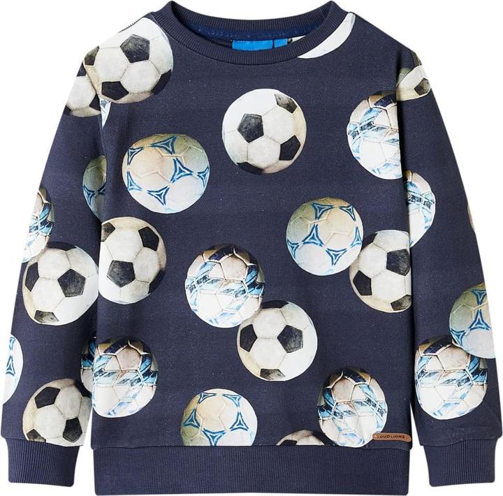 Immagine prodotto VidaXL Felpa da bambino blu navy 104,Materiale: 95 % cotone. 5 (104)