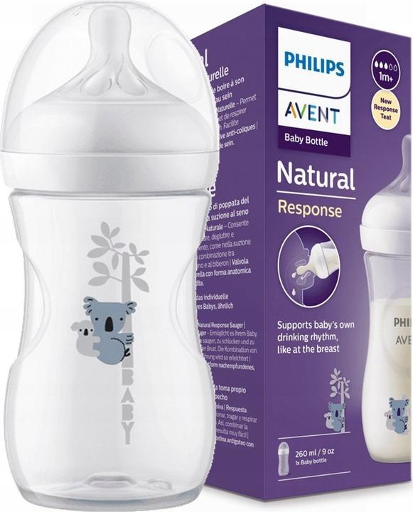 Produktbild Philips Avent Avent Natural Response Flasche 260 ml +1m Koala (260 ml)