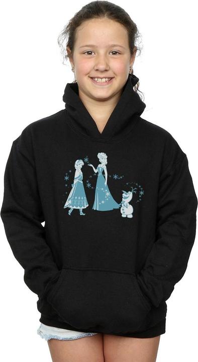Produktbild Disney Frozen Magic Snowflakes Kapuzenpullover Mädchen (140, 146)