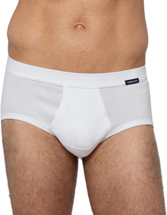 Produktbild Ammann 4er Pack Organic Cotton Feinripp Slip / Unterhose mit Eingriff (L, 4er Pack)