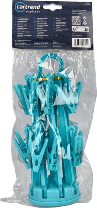 Actual product image Cartrend Drying carousel with 20 clothes pegs