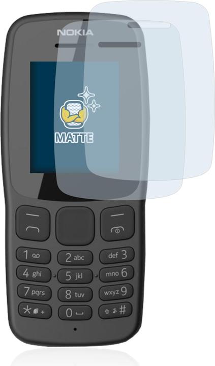 Produktbild BROTECT Entspiegelungs-Schutzfolie Displayschutz Matt (2 Stück, Nokia 106 (2018))