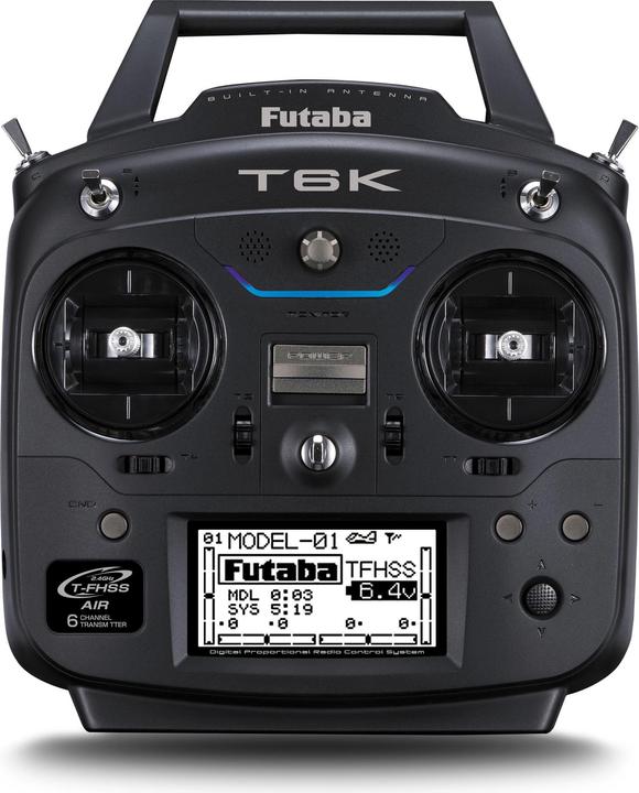 Actual product image Futaba t6k v3s 2.4ghz t-fhss+r3008sb mode 1 8-channel with telemetry