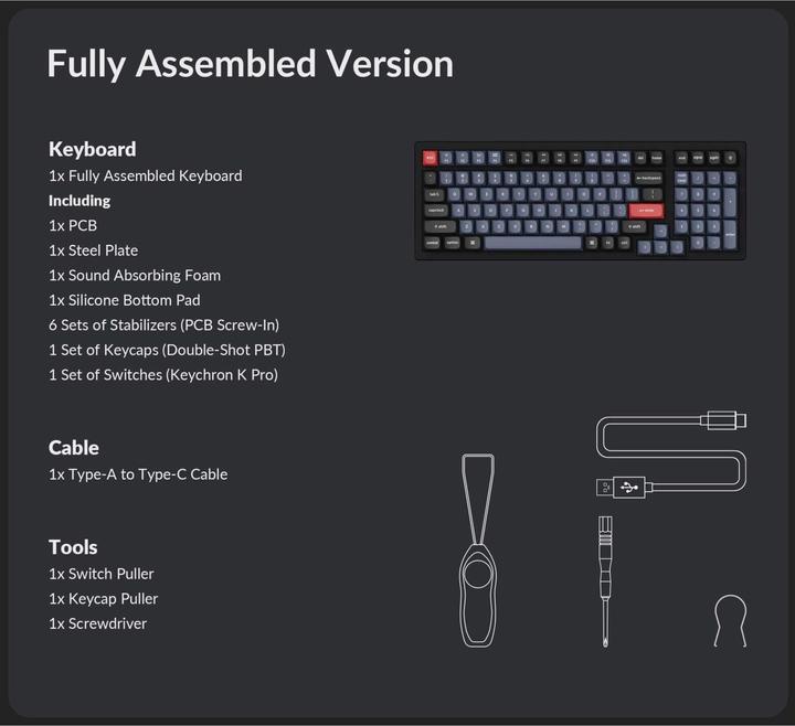 Produktbild Keychron K4 Pro (US, Kabellos, Kabelgebunden)