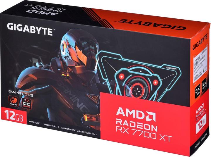 Actual product image Gigabyte Radeon RX 7700 XT GAMING OC (12 GB)