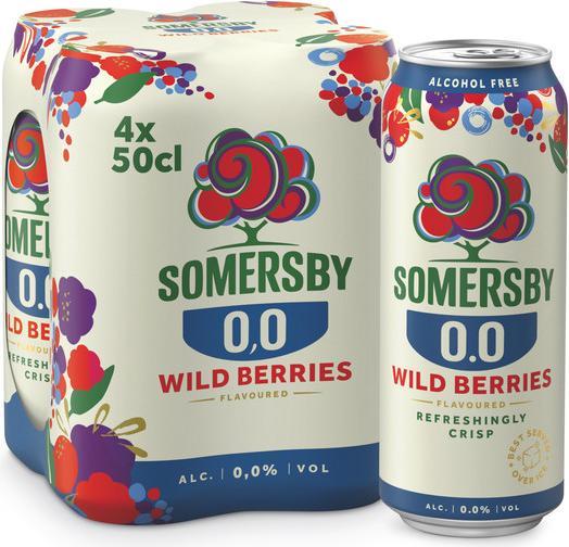 Immagine prodotto Somersby Frutti di bosco (4 x 50 cl)