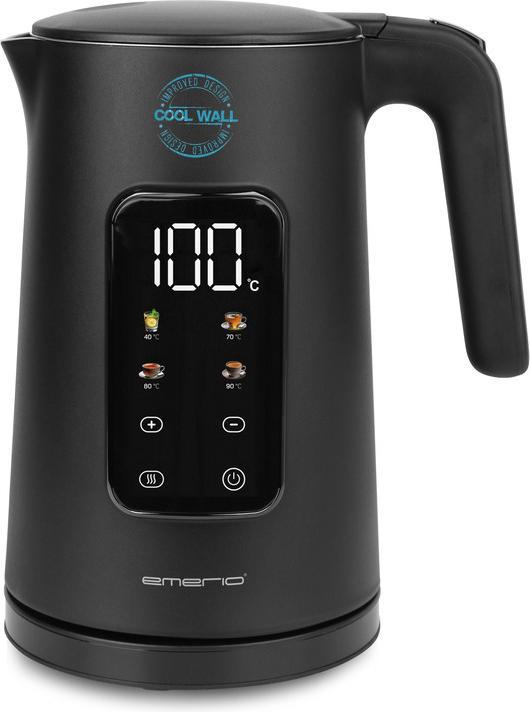 Emerio Wasserkocher schnurlos Design, Digitales Displ. (1.70 l)