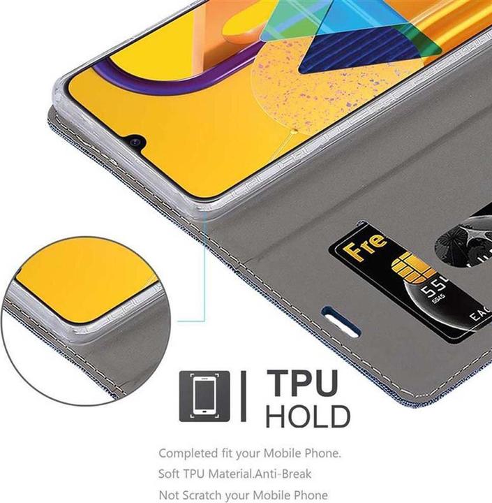 Image du produit Cadorabo Couverture look jeans Book (Samsung Galaxy M21)