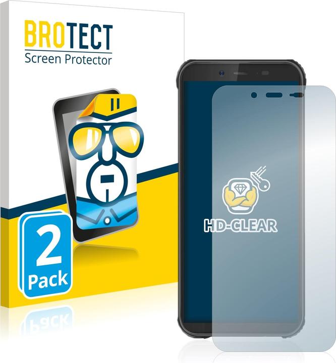 Productafbeelding BROTECT Schermbeschermer Clear (2 Stuk, Blackview BV5500 Plus)