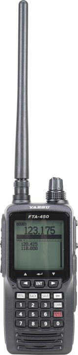 Yaesu FTA450L Portable VHF radio for aviation, 118.000-136.975 MHz, 2200 mAh