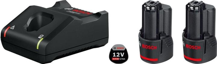 Karton, GAL 12V-40, 2x Akku GBA 12V 2.0Ah