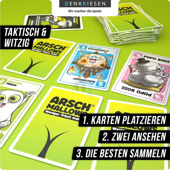 Produktbild Denkriesen Arschmallows® - "Weniger Frisst Mehr" (Deutsch)