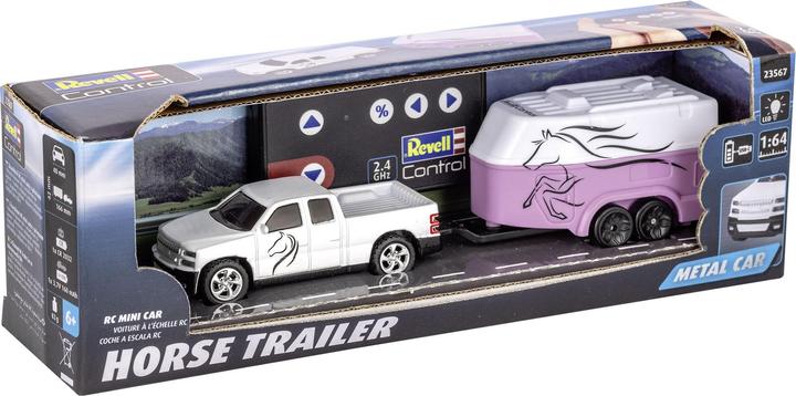Actual product image Revell Mini RC Car with Horse Trailer