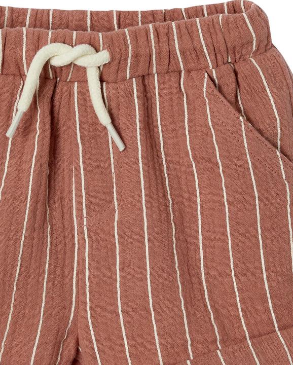 Produktbild Vertbaudet Weiche Baby Musselin-Shorts mit Streifen (74)