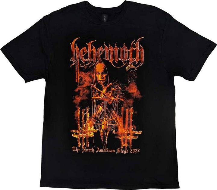 Behemoth Adult North American Tour 22 Puppet Master Back Print TShirt