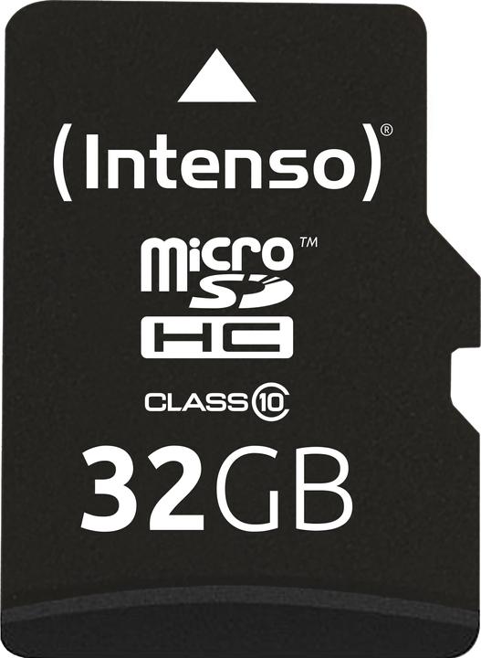 Image du produit Intenso microSD Class 10 (32 Go, microSDHC, U1)