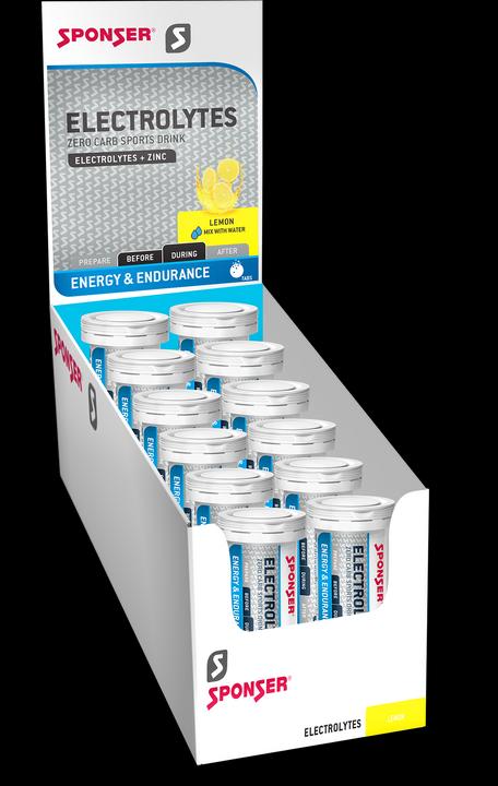 Image du produit Sponser Electrolytes (Citron, 12 pcs, 540 g)