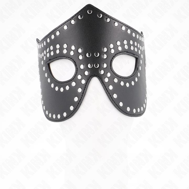 Image du produit Kink Masque En Cuir Artificiel Avec Niets Modèle 2 30 x 12 cm