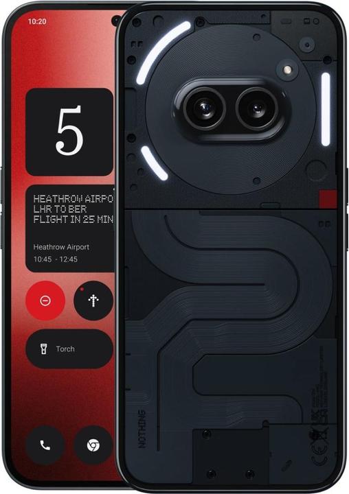 Produktbild Nothing Phone (2a) (256 GB, Schwarz, 6.70", Dual SIM, 50 Mpx, 5G)