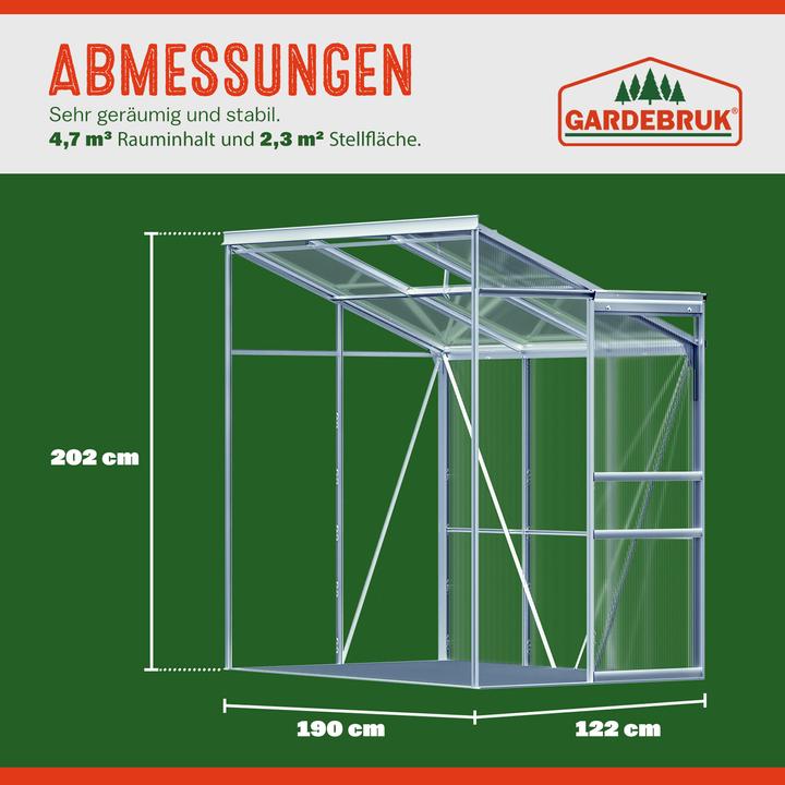 Produktbild Gardebruk Gewächshaus