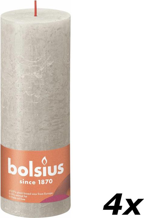 Immagine prodotto Bolsius Set di 4 candele a colonna (4 pz.)