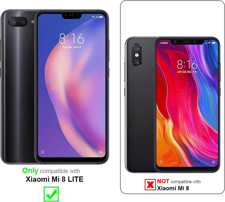 Actual product image Cadorabo Book Jeans Optics Cover (Mi 8 Lite)