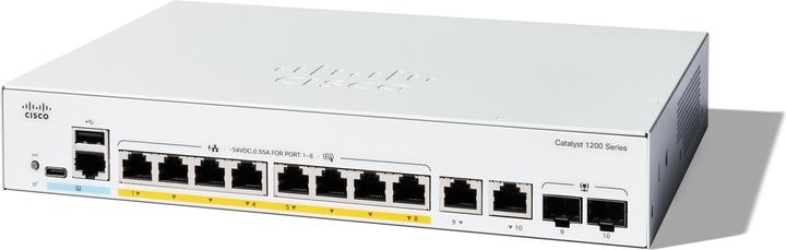 Cisco CATALYST 1200 8-PORT GE POE EXT (10 Ports)