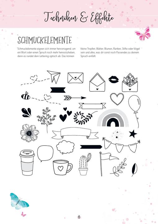 Actual product image 111 Handlettering-Sprüche für alle Anlässe – Der grosse Vorlagen-Block (German, Franziska Feistner, 2021)