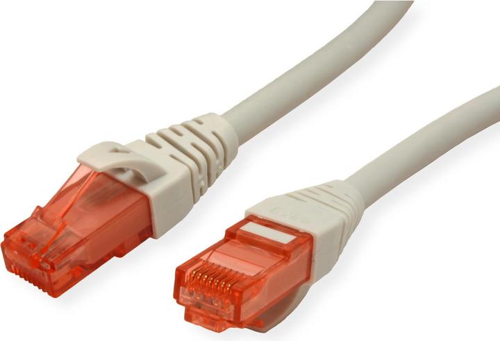 Produktbild Secomp ROLINE Patch Cable UTP, RJ45-RJ45 grey, Component Level, LSOH (UTP, CAT6, 15 m)