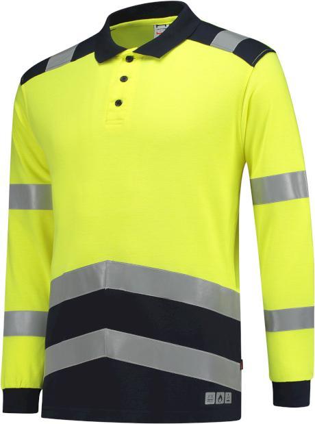 Tricorp 203003FluoryellowInk3XL Poloshirt Multinorm Bicolor (3XL)