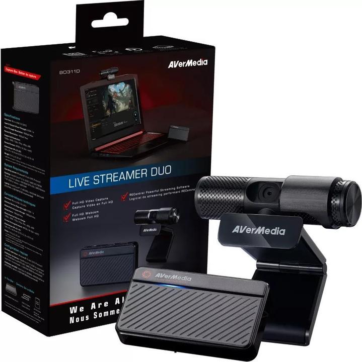 Actual product image AVerMedia Live Streamer DUO Streaming Kit (2.10 Mpx)