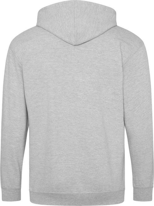 Actual product image Awdis Mens Plain Heather Full Zip Hoodie (3XL)