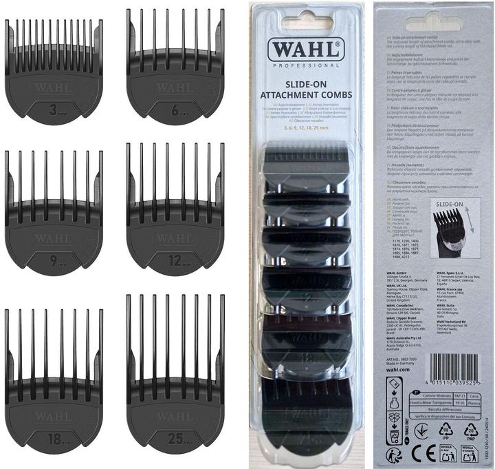 Wahl Professionelles Kamm-Set zum Aufschieben