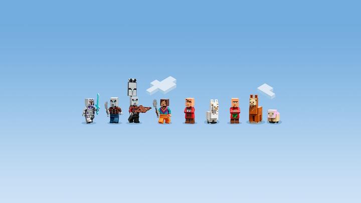 Actual product image LEGO The llama village (21188, LEGO Minecraft)
