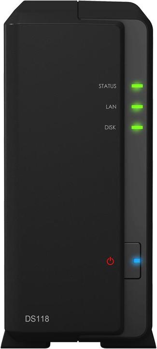 Actual product image Synology Ds118 (1 x 4 TB, WD Red Plus)