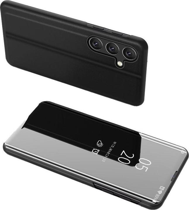 Hurtel Clear View Case Hülle für Samsung Galaxy A54 5G Flip Cover schwarz (Samsung Galaxy A54 5G)