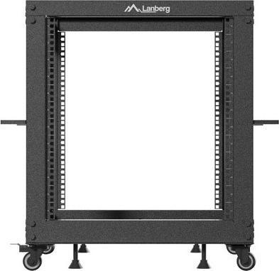 Produktbild Lanberg OPEN RACK 19 12U 600X600-1100 REGULOWANY CZARNY (19 Zoll Rack)