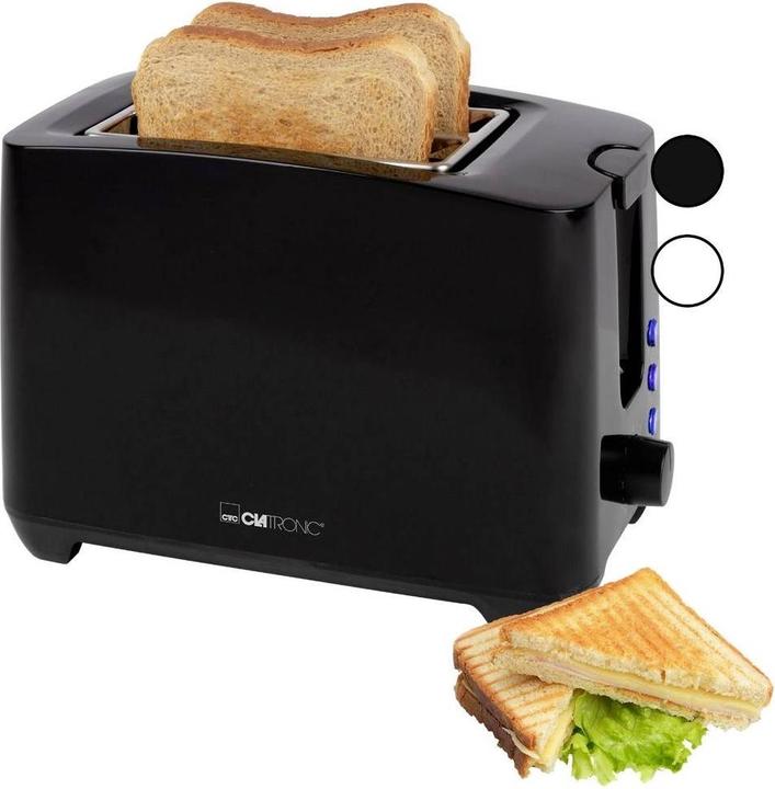 Produktbild Clatronic TA 3801 S Toaster Schwarz (EU-Stecker)