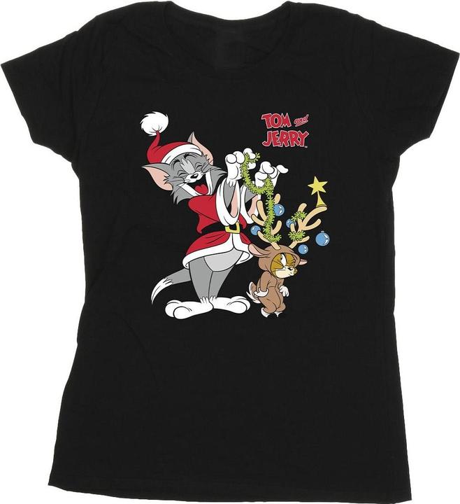 Image du produit Tom & Jerry - T-shirt CHRISTMAS REINDEER - Femme (L)