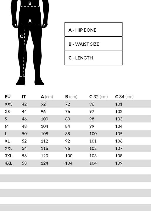 Valori nutrizionali e ingredienti Distretto 12 Pantaloni (S)