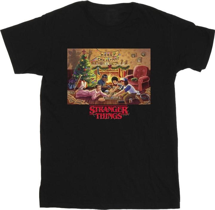 Produktbild Netflix Stranger Things Christmas Gathering TShirt Jungen (152, 158)
