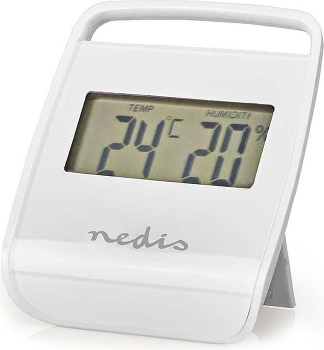 Immagine prodotto Nedis Termometro digitale | Interno | Temperatura ambiente | Umidità ambiente | Bianco