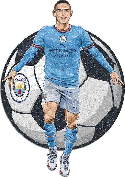 Produktbild Iconic Man City FC - Phil Foden - Holz Puzzle Grösse L (500 Teile) (500 Teile)
